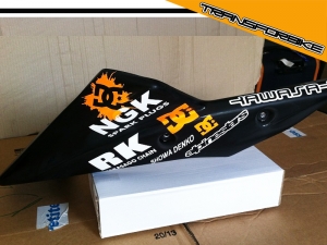 KAWASAKI Z650 2017-2019 Sabot RAGE SABOT RAGE Z BLACK ORANGE KAWASAKI Z650 2017-2019 Sabot RAGE SABOT RAGE Z BLACK ORANGE