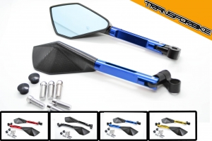 APRILIA RS4 125 2007 - 2016 Rétro ELONE Rétros ELONE BLEU APRILIA RS4 125 2007 - 2016 Rétro ELONE Rétros ELONE BLEU