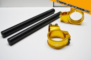 APRILIA SHIVER 900 2017 - 2019 Demi Guidon 50 mm PROMO DG PROMO 50 MM OR TUBE NOIR 
