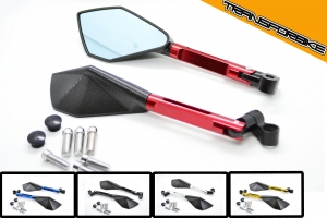 APRILIA DORSODURO 750 2008 - 2016 Rétro ELONE Rétros ELONE ROUGE APRILIA DORSODURO 750 2008 - 2016 Rétro ELONE Rétros ELONE ROUGE